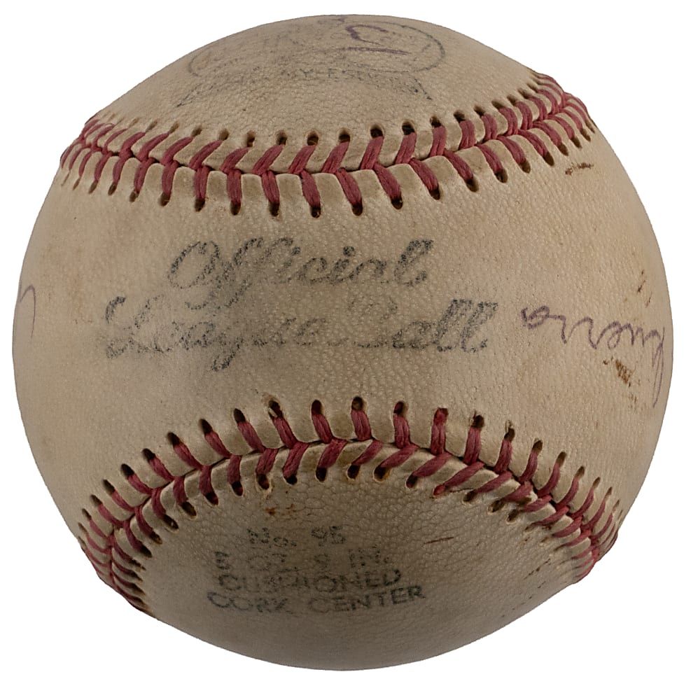 1972 Roberto Clemente 3,000th Hit Celebration Baseball Multi-Signed by (5) with Clemente and Puerto Rican Sports Figures - PSA/DNA Overall Grade 5.5