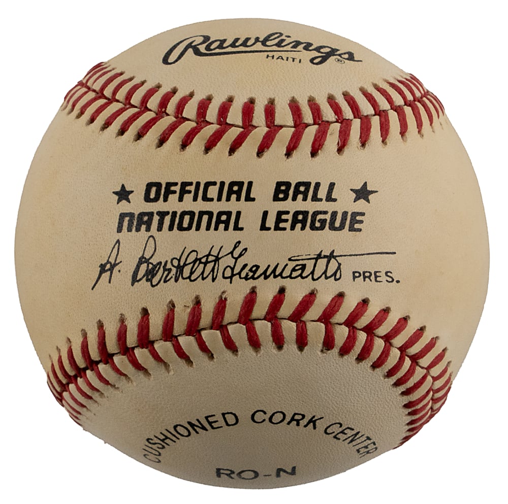 Carl Furillo Single-Signed ONL/Giamatti Baseball with Full JSA LOA