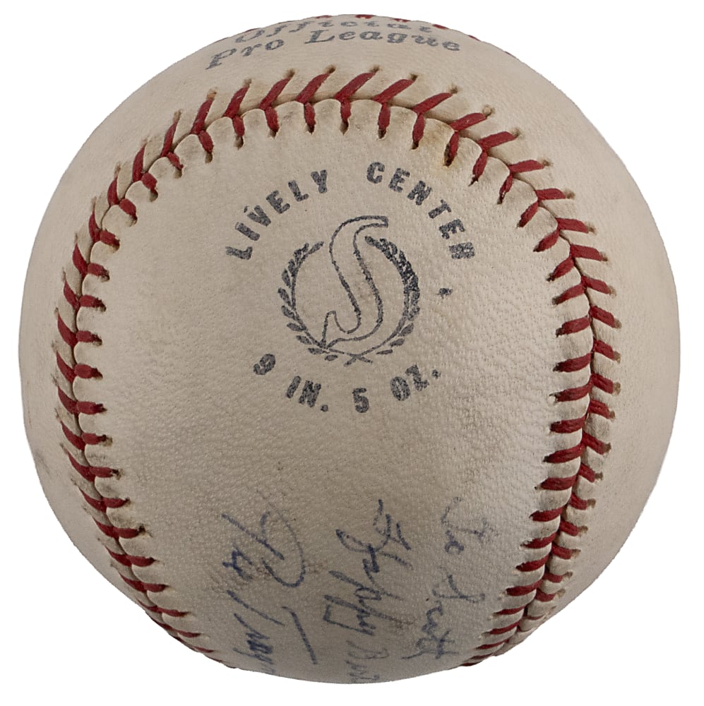 Pie Traynor Single-Signed Baseball with Full PSA LOA