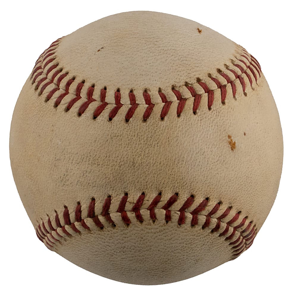 1956-1958 Mel Ott and Van Patrick Dual-Signed OAL/Harridge Baseball - PSA/DNA Overall Grade 5.5