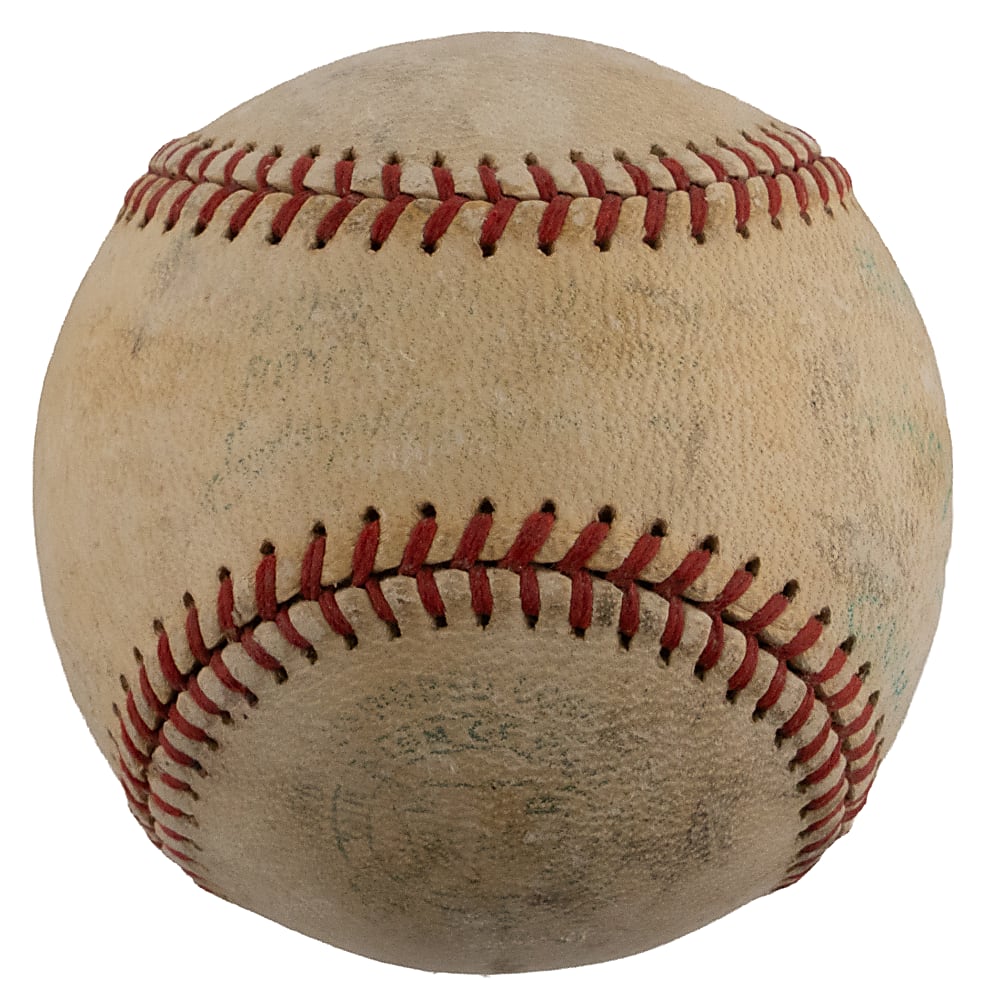 Eddie (Ed) Hurley (d.1969) Single-Signed OAL/Cronin Baseball with Full JSA
