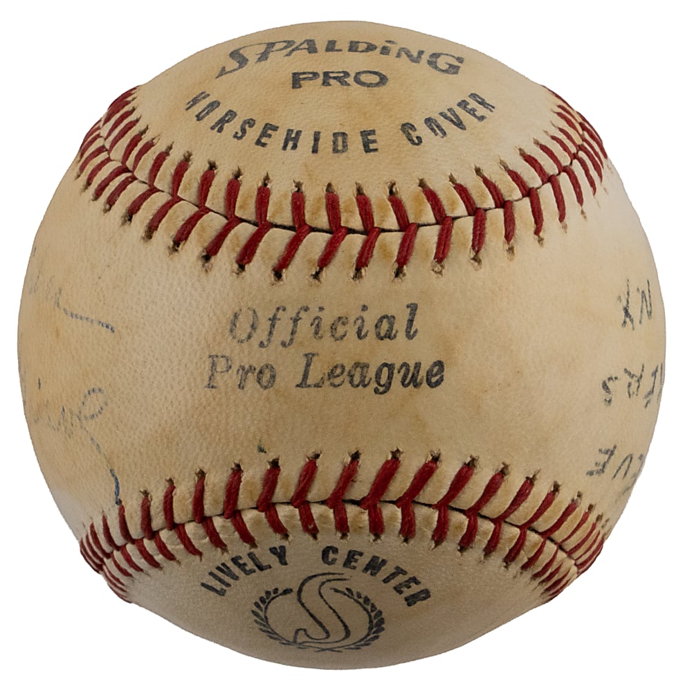 1966 Bill Grieve Single-Signed Baseball with Full JSA