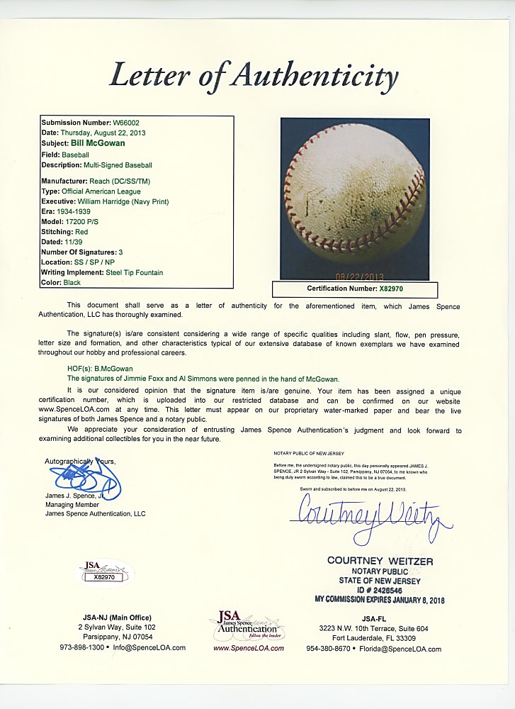 Signed Umpires & Executives Baseball Collection (10) with McGowan, Donatelli, Barlick - All Individually Certified