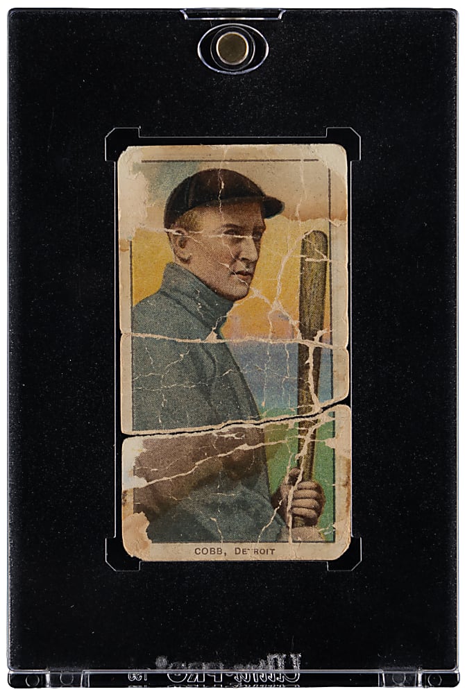 1909-1911 T206 White Border Ty Cobb Bat Off Shoulder - Polar Bear Back