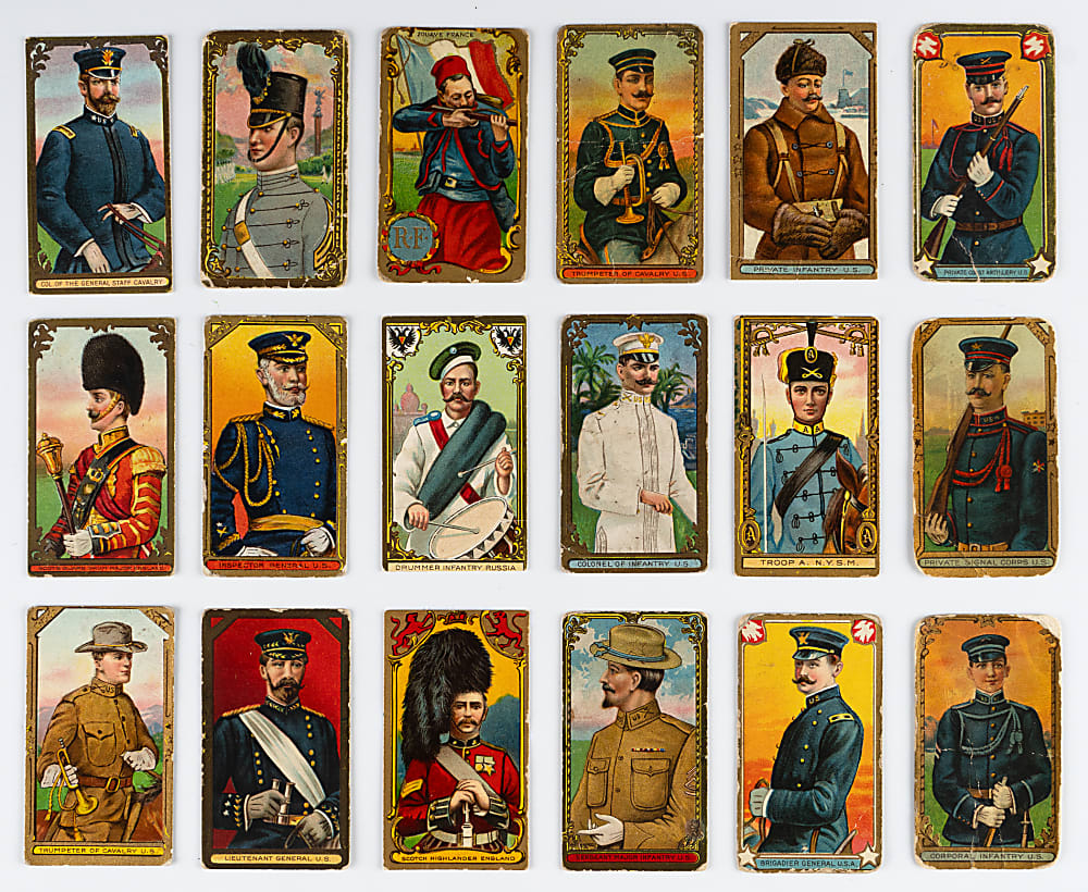 1910-1911 T80 Tolstoi Military Series Complete Set (50)