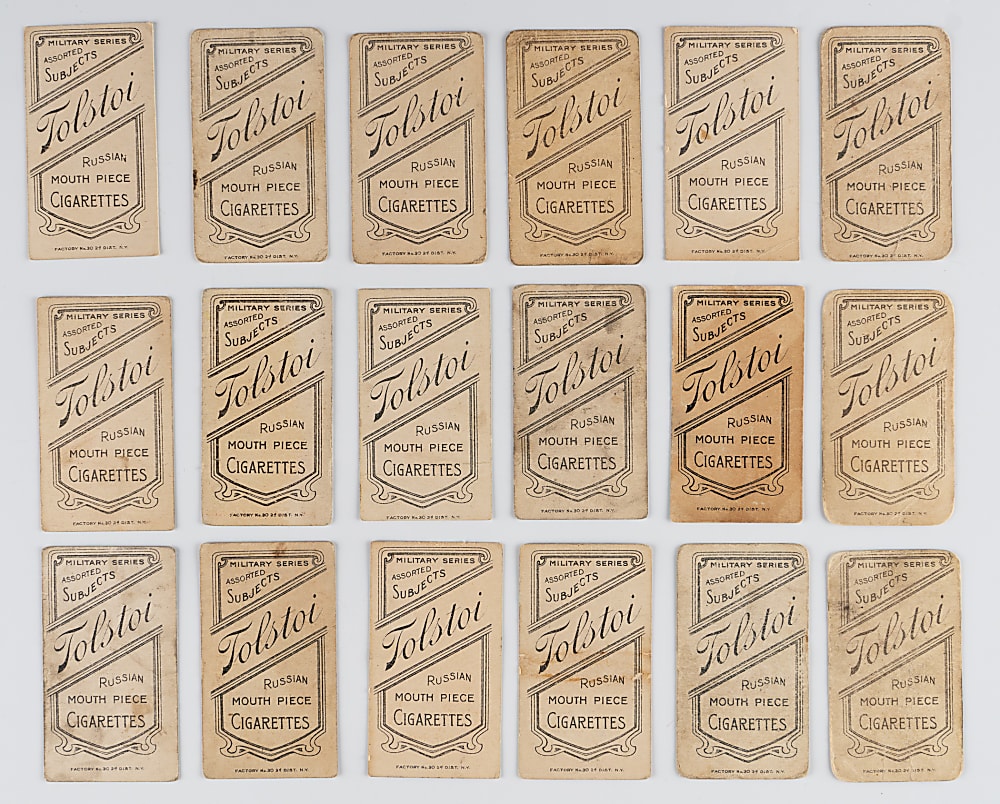 1910-1911 T80 Tolstoi Military Series Complete Set (50)