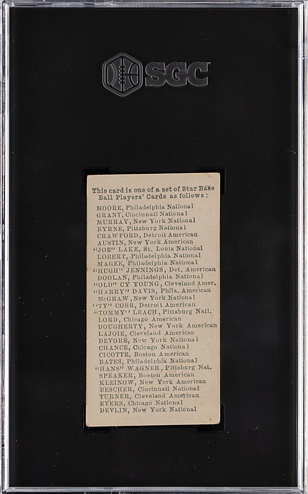 1911 E94 George Close Candy Co. Jimmy Austin SGC VG 3