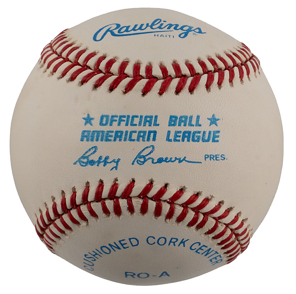 Ted Williams Single-Signed OAL/Brown Baseball with Full JSA