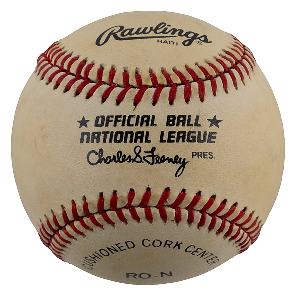 Walt Alston Single-Signed ONL/Feeney Baseball with Full JSA