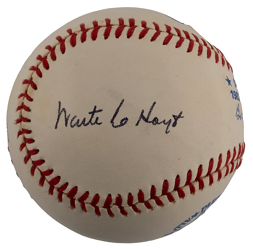Waite Hoyt Single-Signed 1982 All-Star Game Baseball - PSA/DNA Overall Grade 8.5