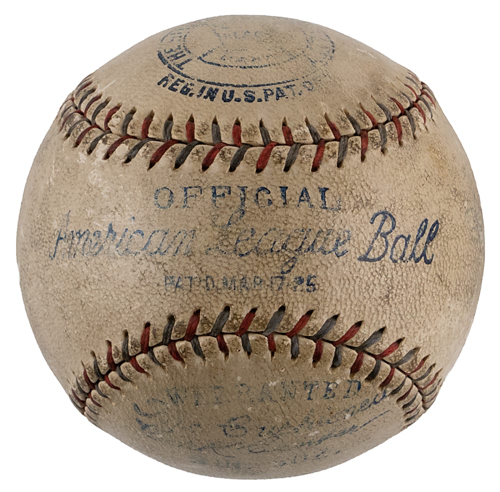 Babe Ruth & Billy Evans Dual-Signed OAL Baseball with Full PSA LOA