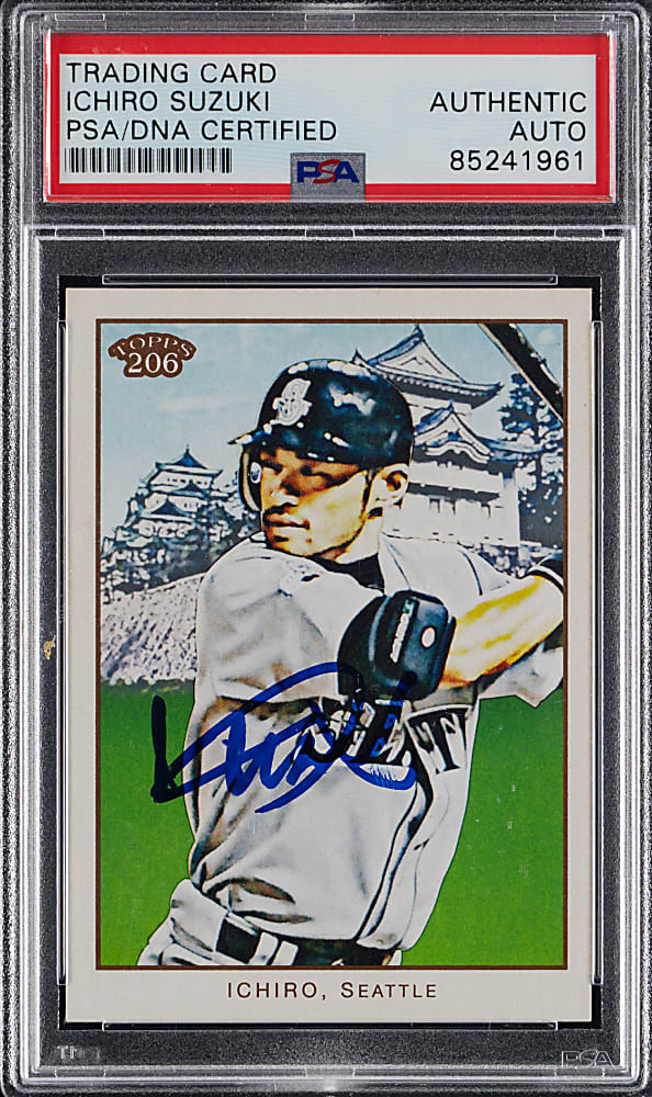 2009 Topps 206 Ichiro Suzuki Signed PSA/DNA Authentic