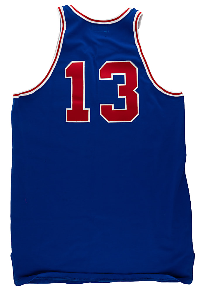 Wilt Chamberlain Signed 1966-1967 Philadelphia 76ers Mitchell & Ness Jersey with Full PSA/DNA