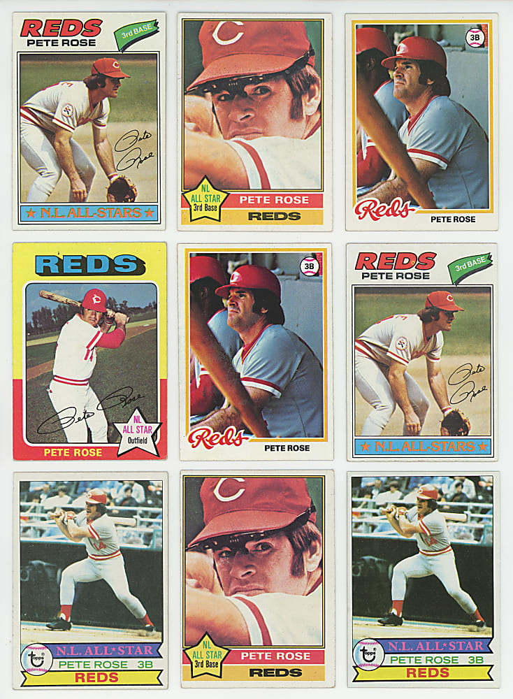 1966-1979 Topps Pete Rose Collection (18)