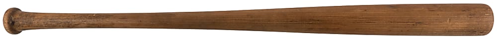 1930 Al Simmons Philadelphia Athletics Pro Model Sidewritten Lathe Bat - MEARS
