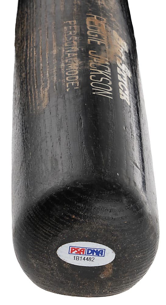 1984 Reggie Jackson California Angels Game-Used Bat with "Outstanding" Use - PSA/DNA LOA