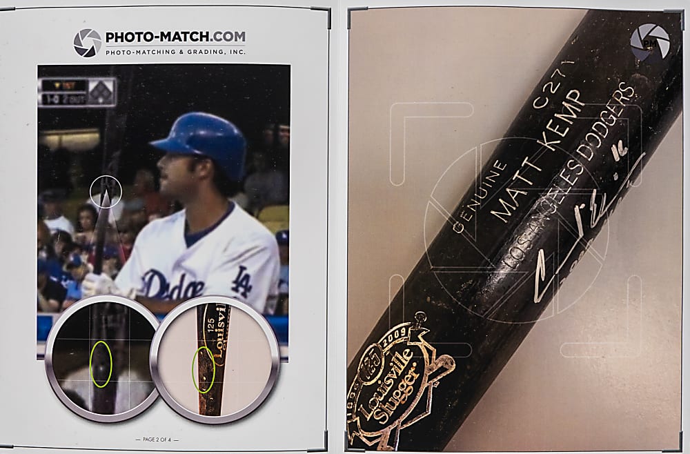 2009 Andre Ethier Signed Game-Used Bat Attributed to Home Runs 19 & 20 Inscription – PSA/DNA GU 8 and Photo-Match LOA