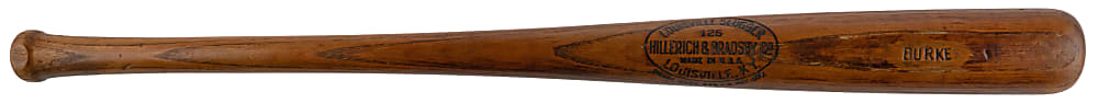 1933 Bobby Burke Washington Senators Game-Used Bat with PSA/DNA (GU 8) LOA