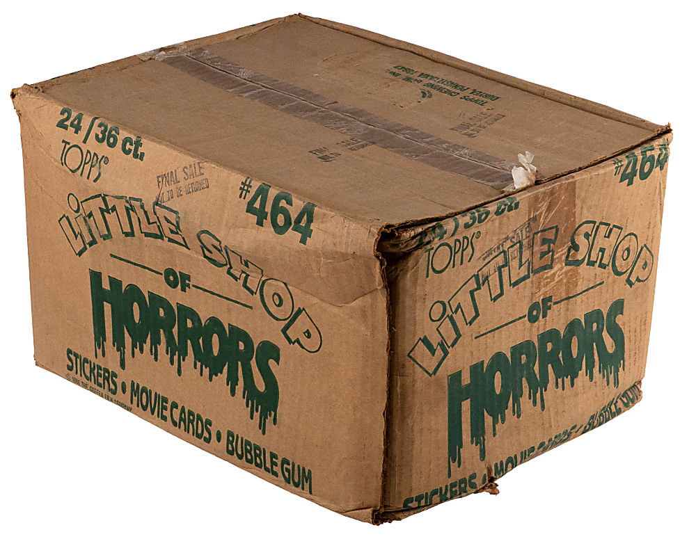 1986 Topps Little Shop of Horrors Unopened Wax Case (24 Boxes/36 Packs)