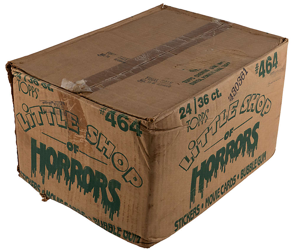 1986 Topps Little Shop of Horrors Unopened Wax Case (24 Boxes/36 Packs)