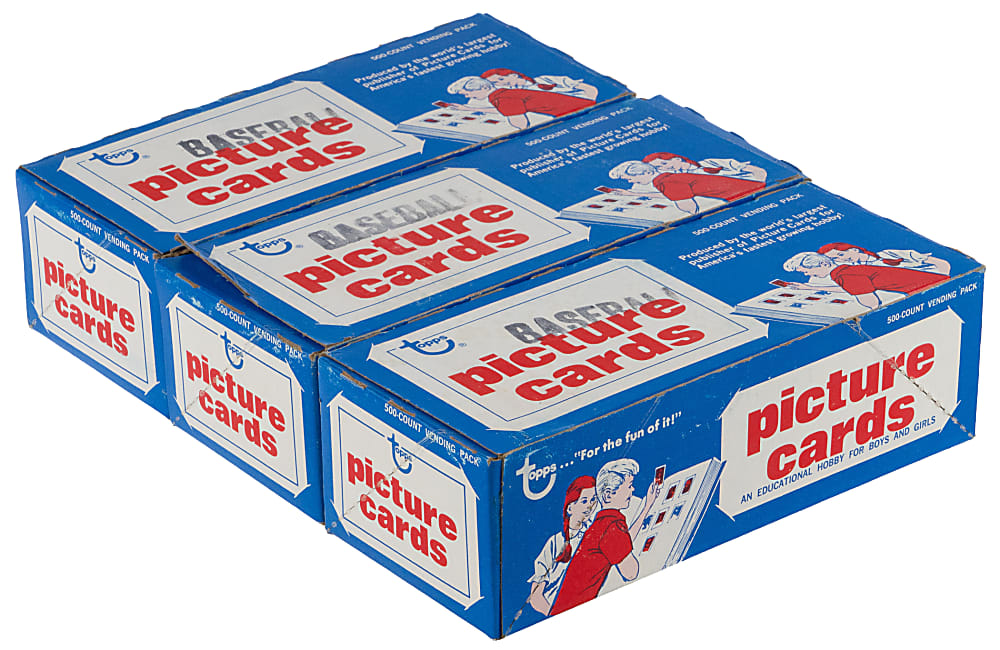 1981 Topps Vending Box Trio - Clean & Unsearched!