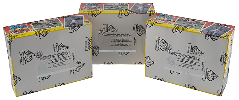 1991 Topps Rack Complete Case with (3) Boxes - Each BBCE FASC