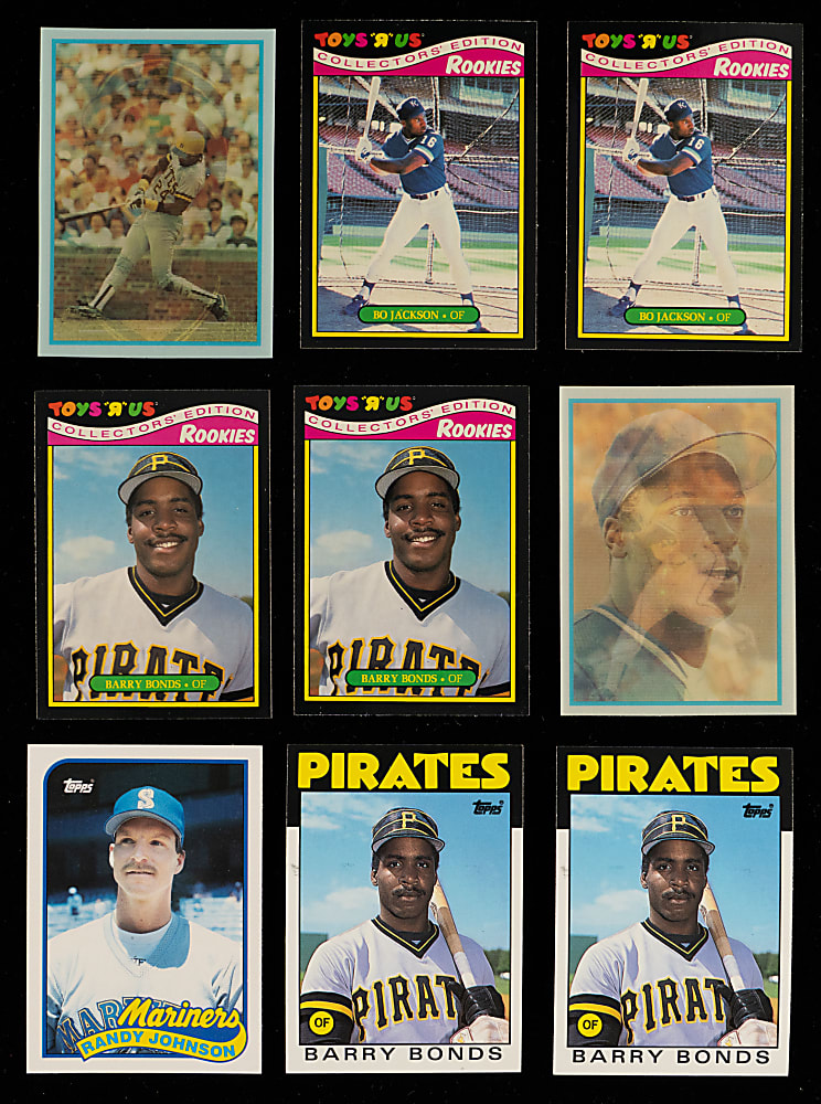 1981-1991 Mostly Baseball Traded/Update & Small Set Collection (91) with Many Bonds, Griffey Jr. & B. Jackson Rookies