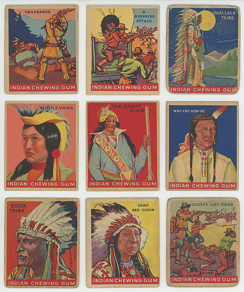 1947 R773 Goudey Indian Gum Collection (250+) with Partial Set (72/96)