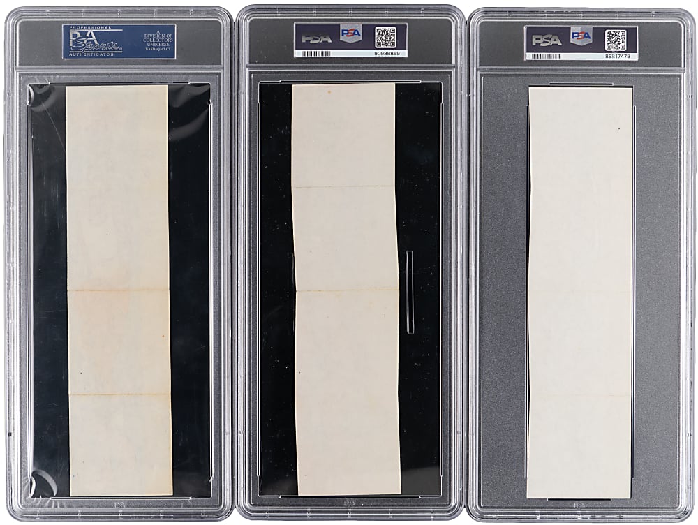 1969-1970 Topps Basketball Rulers PSA Graded Trio with #11 Wilt Chamberlain PSA VG 3