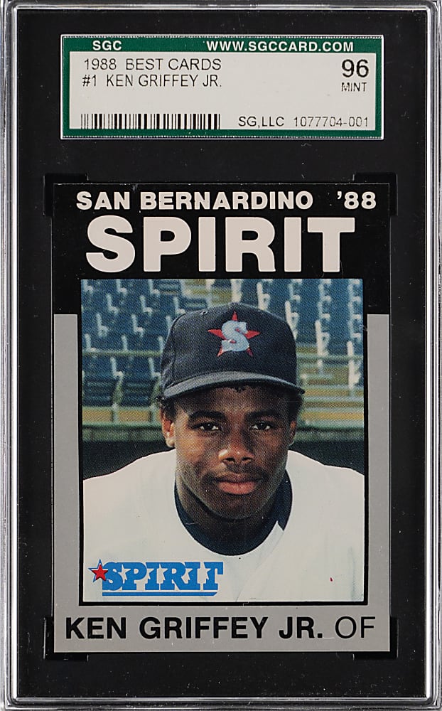 1988 Best San Bernardino Spirit #1 Ken Griffey Jr. SGC MINT 9