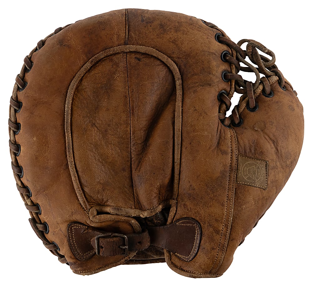 1900s AJ Reach Fred Tenney 4S Model First Baseman Glove - Rare & Significant Mit