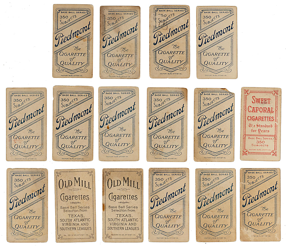 1909-1911 T206 White Border Collection (16) with (3) Southern Leaguers