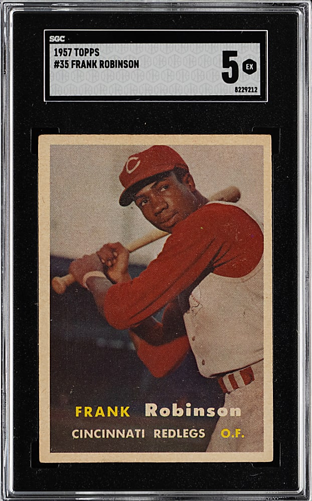 1957 Topps #35 Frank Robinson Rookie SGC EX 5