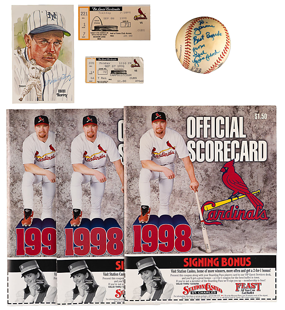 Autographed Balance of Collection (200+) with (15+) Hall of Famers Including (2) DiMaggio, Aaron, Terry
