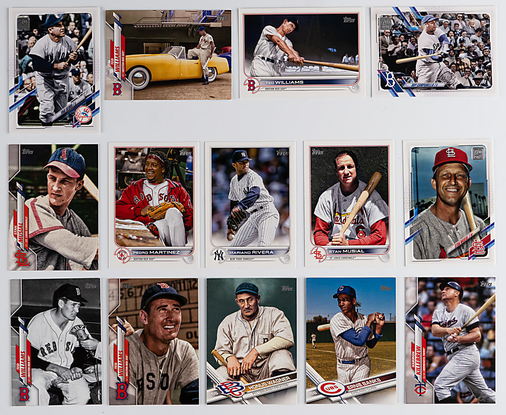 2017-2022 Topps Legends Variations Super Shortprint (SSP) Collection (25) Different with Cobb, Koufax & Williams