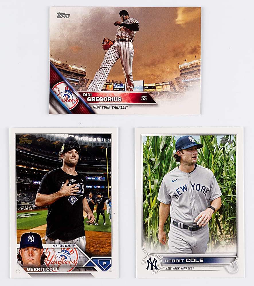 2012-2023 Topps New York Yankees Super Shortprint (SSP) Collection (8) Different with Derek Jeter