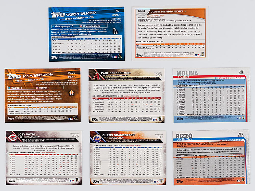 2012-2019 Topps Super Shortprint (SSP) High-End Collection (8) Different