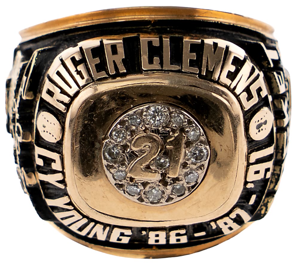1990s Roger Clemens Limited Edition 14K Gold Commemorative Ring