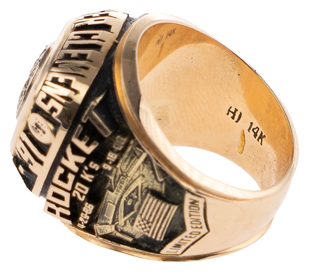 1990s Roger Clemens Limited Edition 14K Gold Commemorative Ring