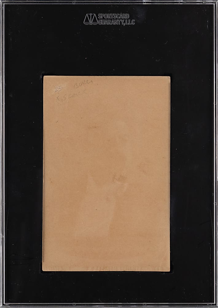 1890s John L. Sullivan Champion of the World Souvenir Card SGC FAIR 1.5
