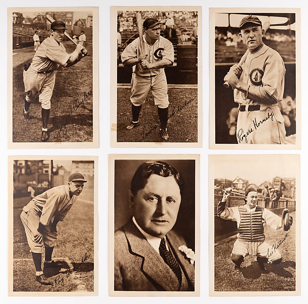 1931 Chicago Cubs Picture Pack Near Complete Set (28/36)