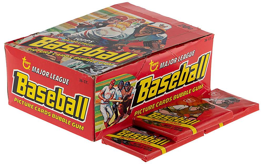 1978 Topps Partial Wax Box with (27/36) Unopened Packs