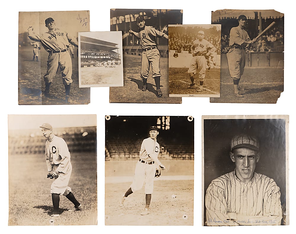 1900s-1910s Baseball Type I/News Service/Period Print Photographs (21)