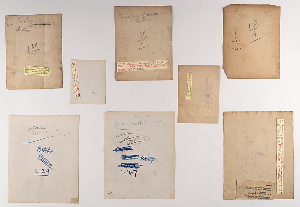 1900s-1910s Baseball Type I/News Service/Period Print Photographs (21)