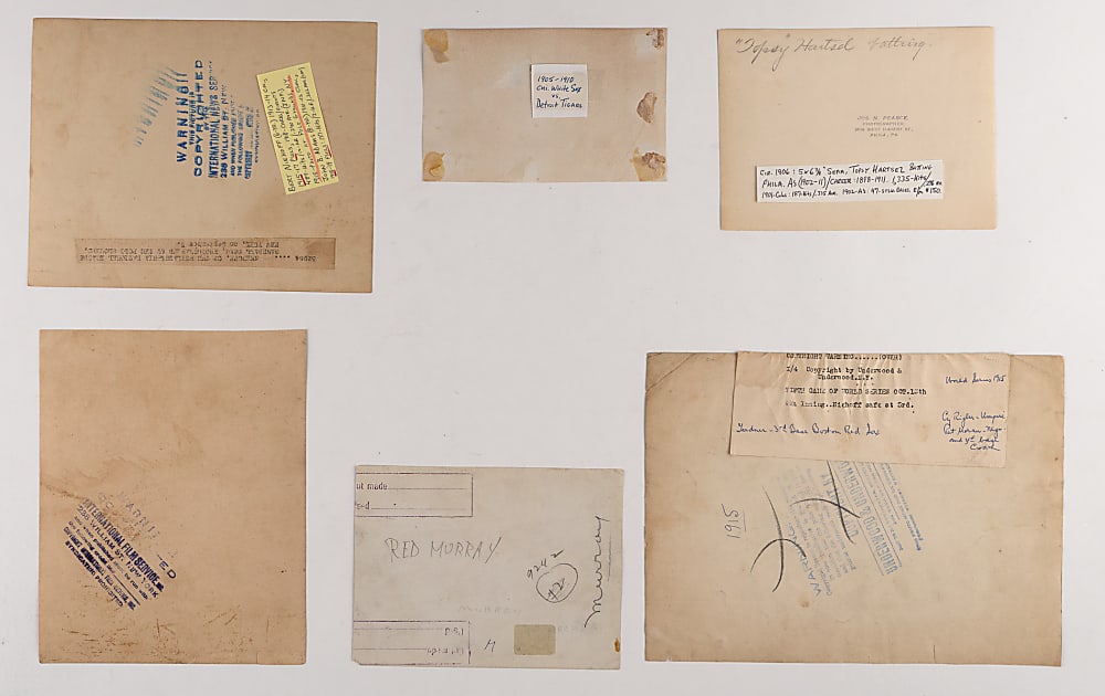 1900s-1910s Baseball Type I/News Service/Period Print Photographs (21)