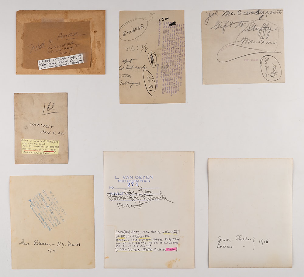 1900s-1910s Baseball Type I/News Service/Period Print Photographs (21)