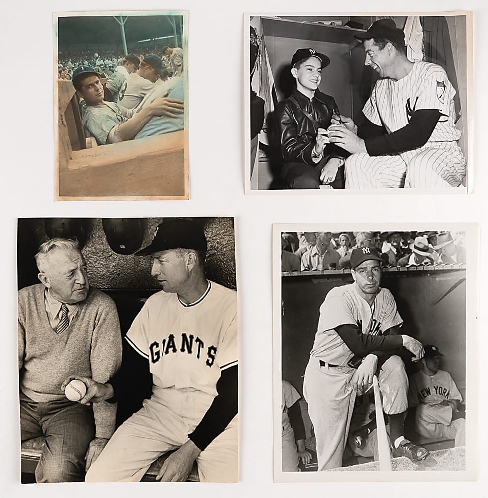 1940s-1950s Baseball Type I/News Service/Other Period Photographs (60) with (3) Joe DiMaggio