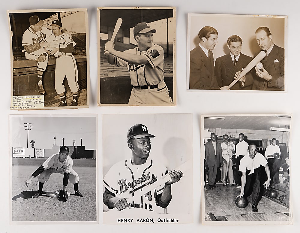 1940s-1950s Baseball Type I/News Service/Other Period Photographs (60) with (3) Joe DiMaggio