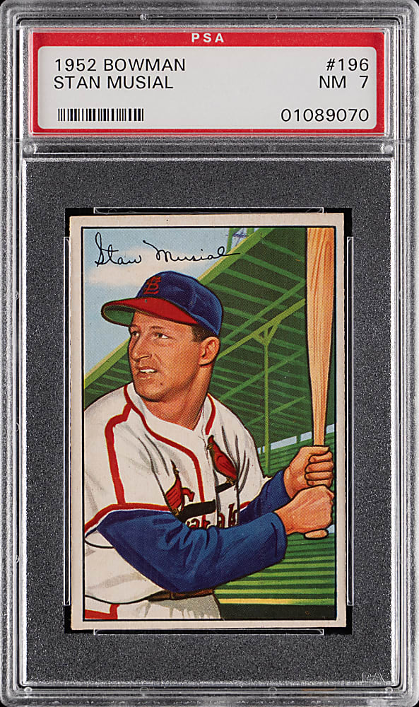 1952 Bowman #196 Stan Musial PSA NM 7