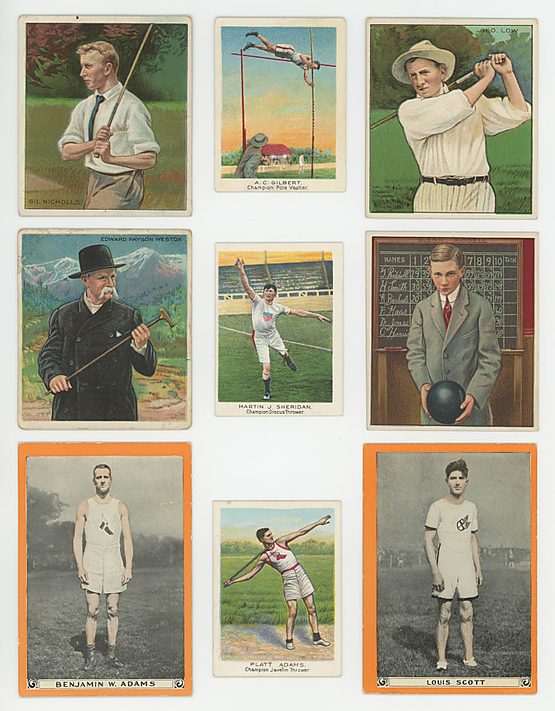 1910s Turn-of-the-Century Athlete Collection (175) with T218 Mecca/Hassan Champions, T221 & T230 Panhandle Scrap